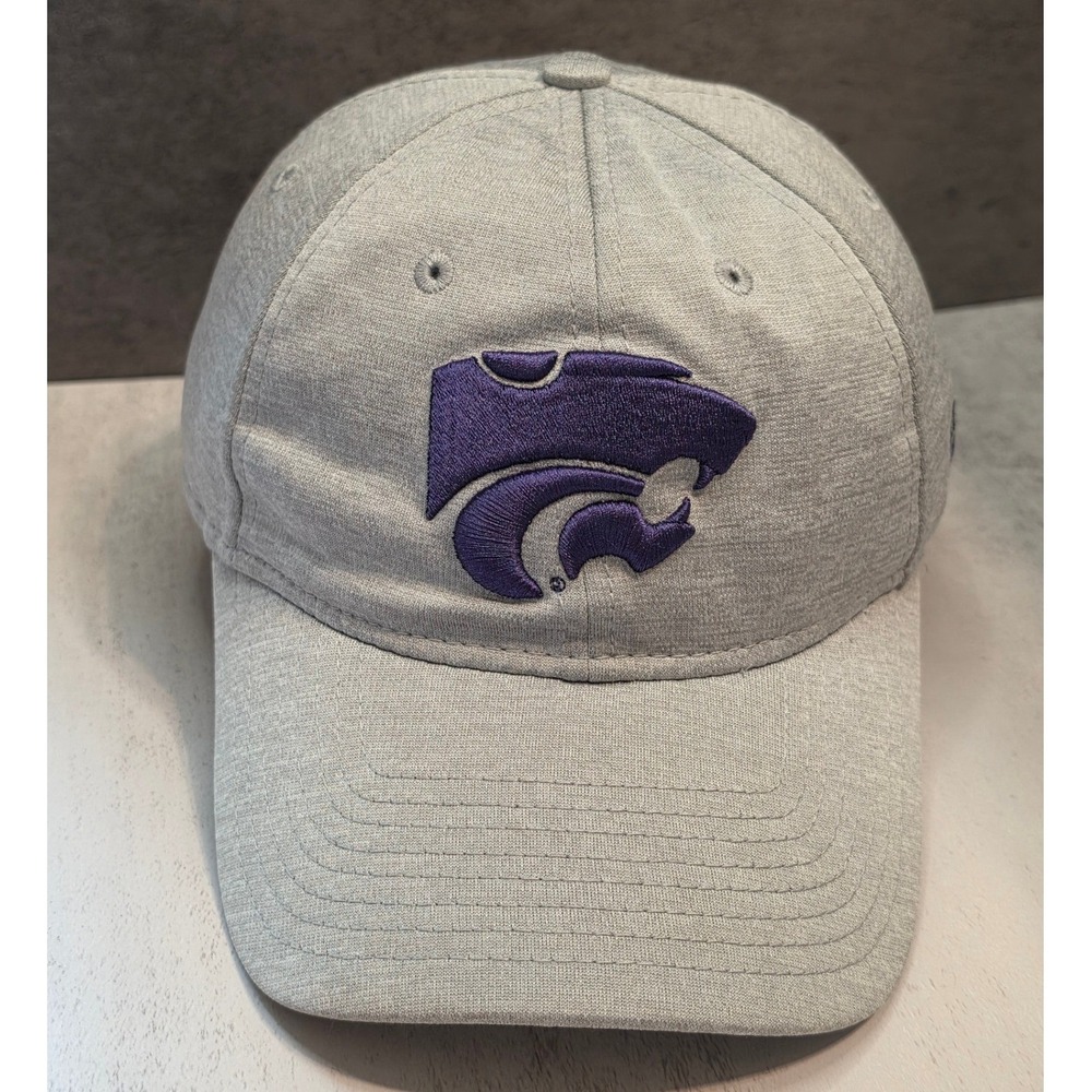 New Era 9TWENTY Kansas State Wildcats Hat Grey Purple Adjustable Cap Women